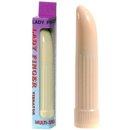 Vibromasseur Godemichet Lady Finger 13 Cm Blanc