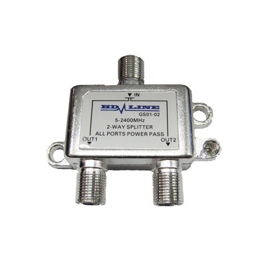 HD-LINE Repartiteur ANTENNE 2 VOIE TV SAT TNT DIRECTION