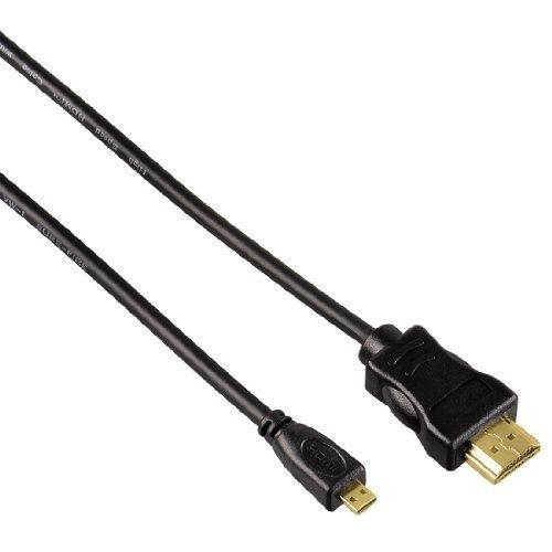 Hama High Speed HDMI Cable - Câble HDMI - HDMI mâle pour HDMI micro mâle - 50 cm - blindé - noir