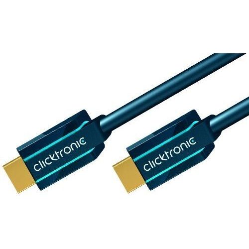 CLICKTRONIC - 10070301 - CORDON HDMI HIGH SPEED AVEC ETHERNET - 1 M