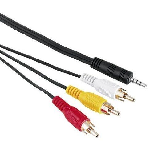 HAMA - CÂBLE AUDIO/VIDÉO JACK 3,5-MM VERS 3 RCA