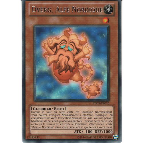 Yu Gi Oh Dverg Alfe Nordique Rare  Stor-Fr0016
