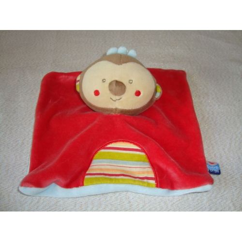 Doudou Plat Singe Sucre D'orge