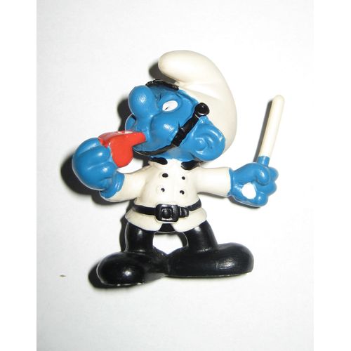Schtroumpf Policier Blanc