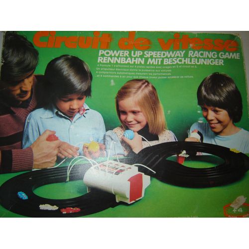 Circuit De Vitesse Mecanique Pour Voitures (Pompe À Air Et Electrique ) Vullierme Année 70's