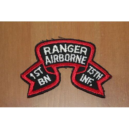 Insigne D'epaule Tissu Brodé /Feutre Du 75 Eme Regiment De  Ranger Du 1er Bataillon  Us