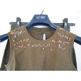 Ensemble Pantalon" Ventilo "Lin Marron