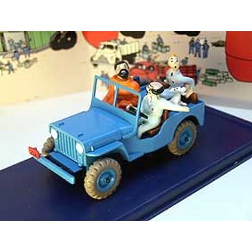 Tintin Jeep Objectif Lune - Echelle 1/43-Atlas
