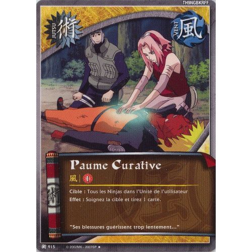 Paume Curative, Jutsu N° 915, Carte Naruto Shippuden Vf