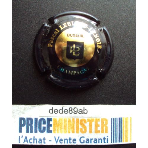 Capsule De Champagne Pascal Leblond-Lenoir...Buxeuil...(Noir & Or)