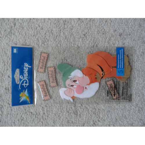Stickers Dimensionnel Disney 7 Nains Timide