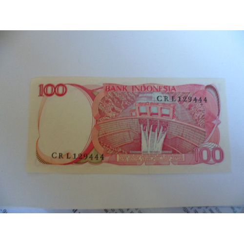 Indonesie 100 Rupiah 1984 Unc / Neuf !!