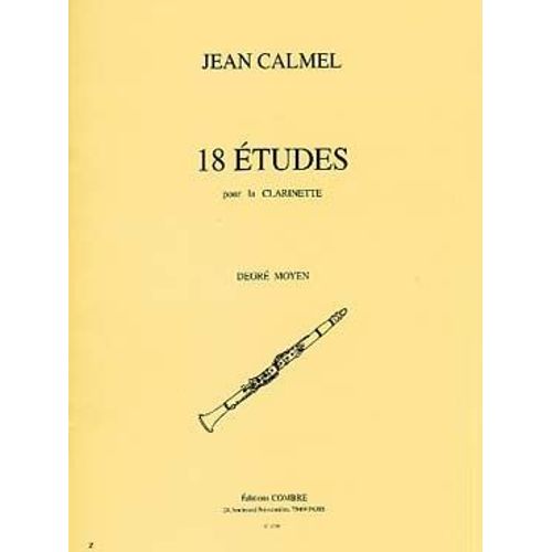 18 Etudes Clarinette