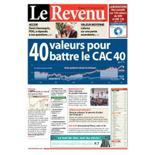 Le Revenu 1171 : 40 Valeurs Pour Battre Le Cac 40