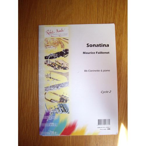 Sonatina Pour Clarinette Si Bémol Bb Et Piano