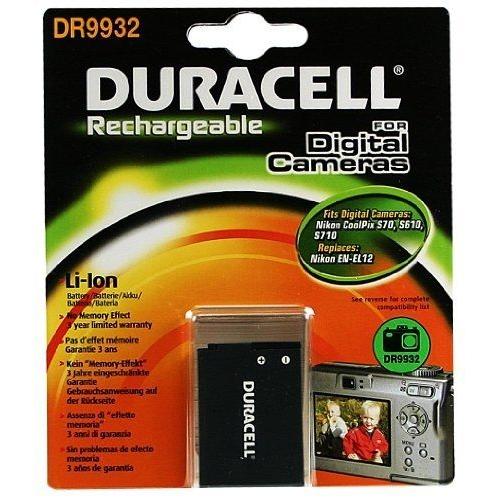 Duracell - Pile pour appareil photo Li-Ion 1000 mAh - pour Nikon Coolpix A900, AW120, AW130, P330, P340, S9600, S9700, S9900; KeyMission 170, 360