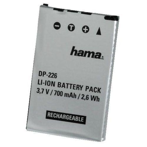 Hama DP 226 - Pile pour appareil photo Li-Ion 650 mAh - pour Casio EXILIM-EX-M1, M2, M20, S1, S2, S20, S3; EXILIM ZOOM EX-Z11, Z3, Z60, Z77