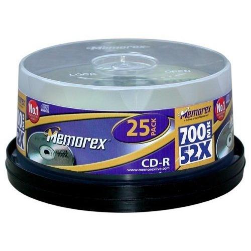 Memorex - 25 x CD-R - 700 Mo (80 min) 52x