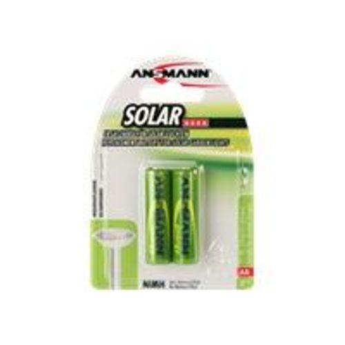 1x2 Ansmann Akku Mignon SOLAR 800 mAh
