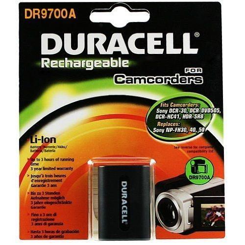 Duracell - Batterie de caméscope Li-Ion 650 mAh - noir - pour Sony Cyber-shot DSC-HX200; Handycam DCR-SR72, SR75, SR77, SR80, SR82, SX30, SX31, SX50