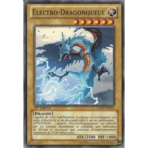 Yu Gi Oh Gaov Fr001 Electro Dragonqueue