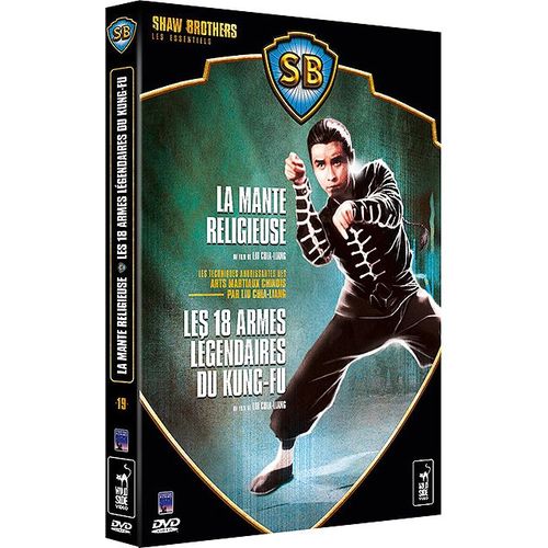 Coffret Shaw Brothers - Les Techniques Ahurissantes Des Arts Martiaux Chinois Par Liu Chia-Liang - La Mante Religieuse + Les 18 Armes Légendaires Du Kung-Fu - Pack