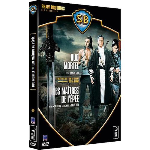 Coffret Shaw Brothers - 3 Maîtres Du Film De Sabre De La Shaw - Duo Mortel + Les Maîtres De L'épée - Pack