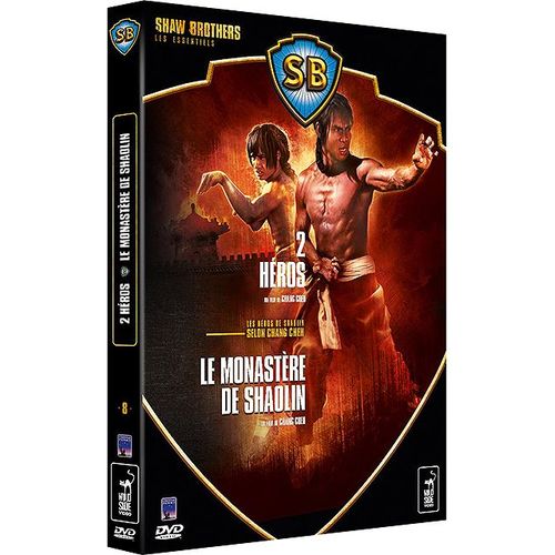Coffret Shaw Brothers - Les Héros De Shaolin Selon Chang Cheh - 2 Héros + Le Monastère De Shaolin - Pack