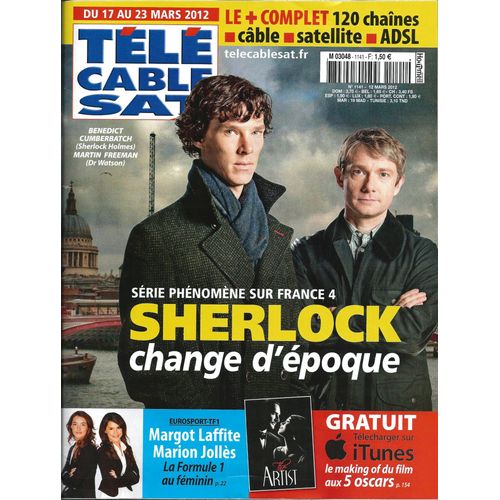 Télé Cable Sat N°1141: Sherlock/ Lignac/ Mafiosa/ Antigone 34/ Wright/ Xiii/ Victoires Musique