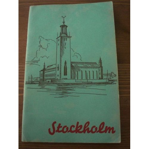 Esperanto - Stockholm (Suède) En 1933