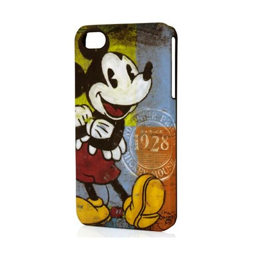 Disney - Mickey 1928 (Vintage) - Coque Rigide Avec Film De Protection Pour Iphone 4/4s