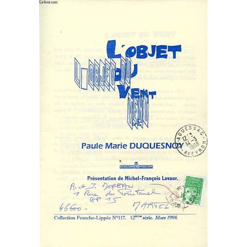 L Objet Du Vent