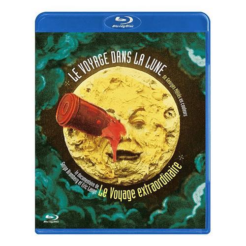 Le Voyage Dans La Lune De Georges Méliès En Couleurs + Le Voyage Extraordinaire - Version Restaurée - Blu-Ray