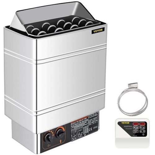 Poêle Électrique De Sauna 9kw - Vevor - Contrôle Externe Inoxydable