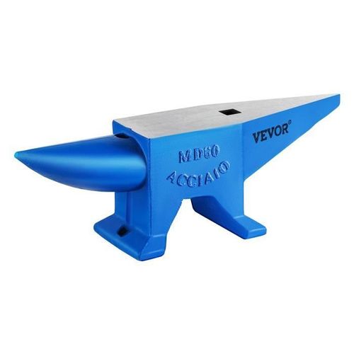 Enclume en fonte avec corne et trou - VEVOR - 60KG - Pour métallurgistes et forgerons
