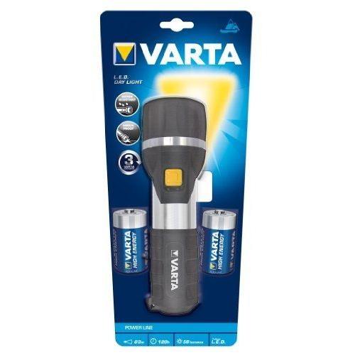 VARTA lampe de poche "LED Day Light 2D", 2 x piles D Mono,