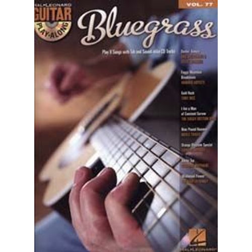 Bluegrass - Guitar Play-Along Vol. 77 Book/Online Audio
