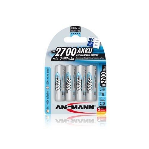ANSMANN Energy Mignon - Batterie 4 x type AA - NiMH - (rechargeables) - 2700 mAh