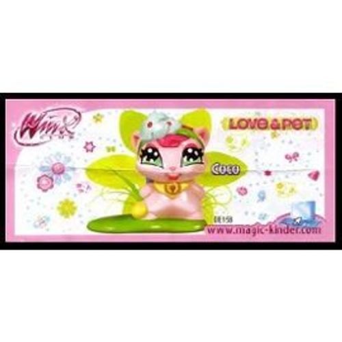 Kinder - 2010 - Winx Club : Love & Pet © Rainbow - De158 - Coco