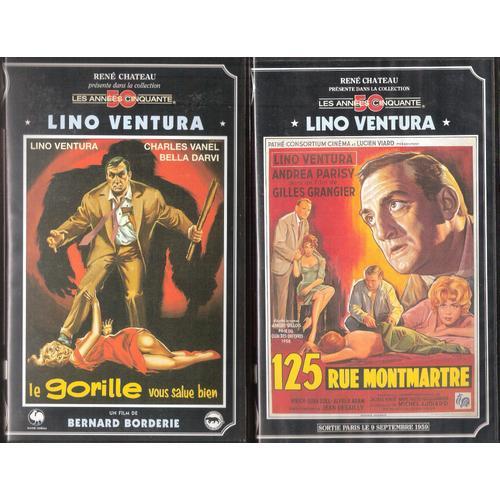 Coffret Lino Ventura : Le Gorille Vous Salue Bien Et 125 Rue Montmartre - Dvd