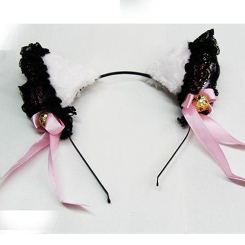 Barrette Serre Tete Oreille Chat (Pince Barrettte Japonais Déguisement Cosplay Costume)Kawai