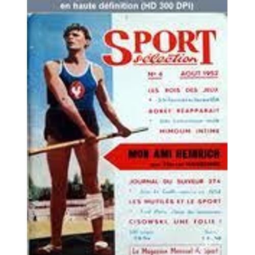 Sport Selection N° 4 Du 01/08/1952
