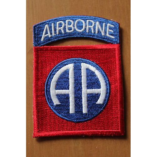 Insigne Tissu D'epaule De La 82 Eme Airborne 'division D'infanterie Aeroporte) Ww2