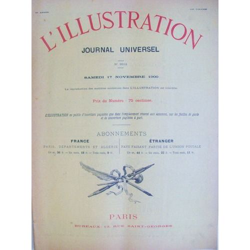 L¿Illustration N° 3012, 17 Novembre 1900. Le Président Krueger En Europe. En Chine. L¿Allemagne Nouvelle