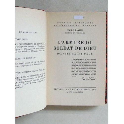 L'armure Du Soldat De Dieu D'après Saint Paul