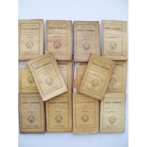 Association Amicale Des Anciens Barbistes. [ 14 Annuaires Des Anciens Du Collège Sainte-Barbe, De 1879 À 1893 ] Rapports - Comptes - Fêtes Et Liste D