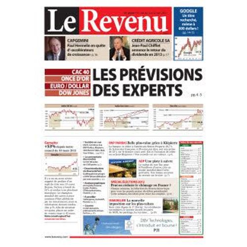 Le Revenu 1166 : Les Prévisions Des Experts