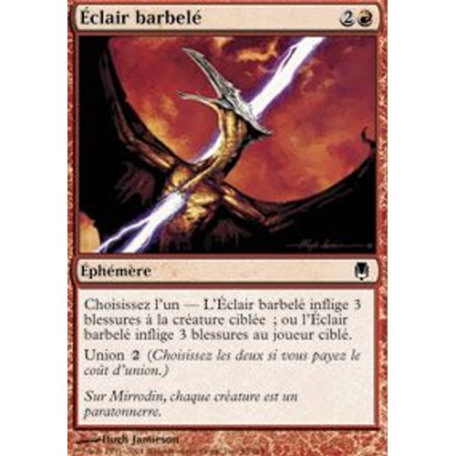 Magic The Gathering - Éclair Barbelé (Barbed Lightning) - Sombracier - Commune