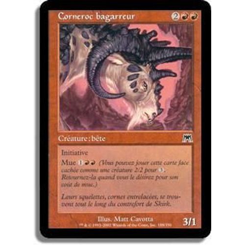 Magic The Gathering - Corneroc Bagarreur (Battering Craghorn) - Carnage - Commune