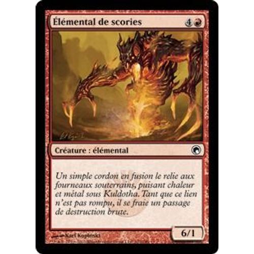 Magic The Gathering - Élémental De Scories (Scoria Elemental) - Cicatrices De Mirrodin - Commune